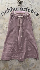 Free People Sheer Luck Wide Leg Jeans We The Free Tie Rope Blush Pink 26 NEU - Bild 1 von 8