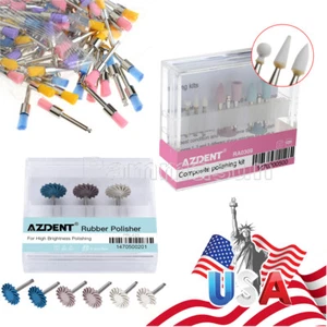 Dental Rubber Polisher Diamond System RA Wheel/ Prophy Brushes/ Polishing Kit - Picture 1 of 26