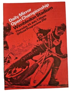 Daily Mirror Open Championships Speedway Programm 24.7.73 - Bild 1 von 6