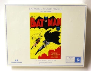 Rompecabezas de piso extra grande Batman & Robin Pottery Barn niños 2 x 3 pies sellado - Imagen 1 de 9
