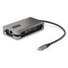 StarTech.com USB-C Multiport Adapter - HDMI/VGA - 4K 60Hz - 3-Port USB Hub - 100