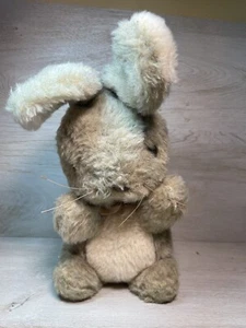 Vintage GUND Easter Bunny Rabbit 1979 Plush Brown Cottontail Beige Stuffed - Picture 1 of 9