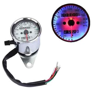 Universal Chrome Km/H Tacho fit for Suzuki Yamaha fit for Kawasakifit for Honda - Picture 1 of 4
