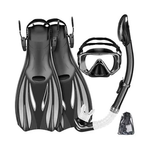 Zeeporte Dive Snorkeling Gear for Adults Kids - Mask Fins Snorkel Set with Pa... - Picture 1 of 7