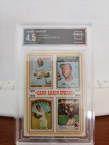 1974 Topps Hank Aaron Special 1970-1973 Atlanta Braves #6 VG-EX ACG-4.5