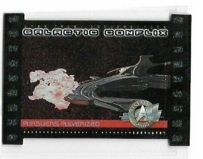  Star Trek Cinema 2000 GALACTIC CONFLICT CARD GC9   001/750 Issued BY SKYBOX - Image 1 of 2