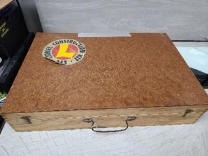 Vintage Lionel Construction Kit #343 Wooden Box With Manual - Picture 1 of 12