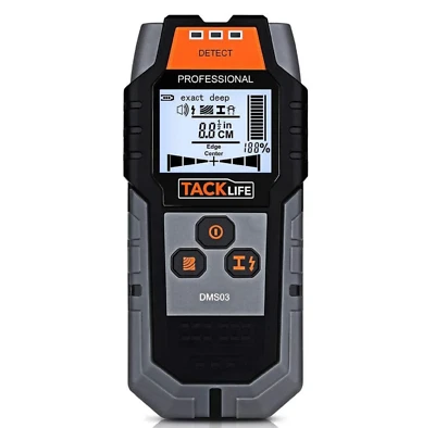 TACKLIFE 4 In 1 Center Finding Elektronischer Wanddetektor Wandscanner LCD