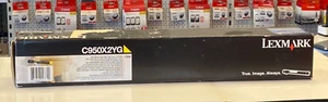 Original Lexmark Toner C950X2YG Yellow NEU+OVP f. C950 C950de 22K - Bild 1 von 1