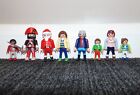 Bundle of 8 Playmobil Figures Toys - VGC - Santa, Children, Pirate