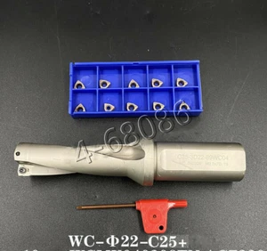 Taladro indexable WPD220-C25-2D U Φ22 mm C25-2D + WCMX040208FN 330 insertos - Imagen 1 de 9