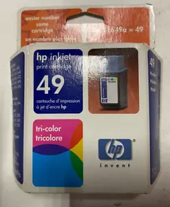 hp Inkjet Print Cartridge 49 Tri-color invent. hp 51649a=49 expired april 2003 - Zdjęcie 1 z 3