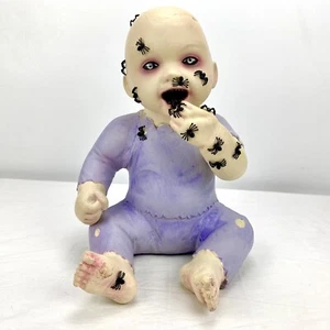 RARE Spirit Halloween Biter Billie Zombie Baby Eating Spiders Haunted House Prop - Picture 1 of 9