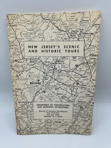 1960's Scenic & Historic Tours of New Jersey Booklet 15 MAPS Plus Photos - Imagen 1 de 4