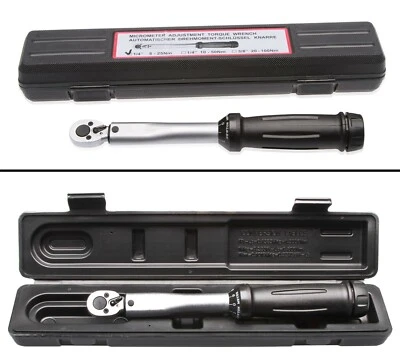 Clé dynamométrique 1/4" de 10 à 50 Nm + Clé dynamometrique 1/4" de 5 à 25 Nm - Photo 1/4