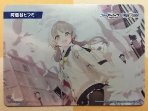 Ajitani Hifumi MEMORIAL LOBBY TOKEN Wixoss Blue Archive Collab Full-Art Card NM - Picture 1 of 3