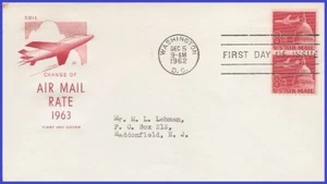 Avión y Capitolio USA3 #C65 ADDR HOUSE OF FARNAM FDC STR2 - Imagen 1 de 1