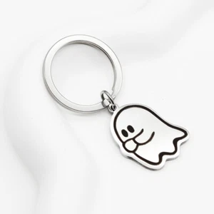 Ghost Little Monster Lover Keychain Creative Car Keyring Valentine Day Gifts