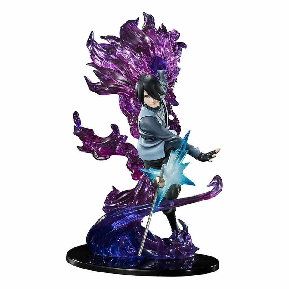 Action Figure Boruto Zero Sasuke Uchiha di Bandai - 24 cm in PVC