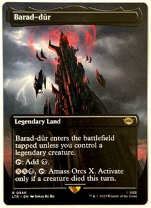 MTG Barad-dur Il Signore degli Anelli 0340 SENZA CONFINI Raro, quasi nuovo! - Foto 1 di 2