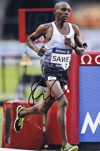 Athletics - Sabastian Sawe - Hand Signed 12x8 Inch Photo - London Marathon - COA - Picture 1 of 1