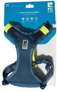 RC Pet Products Moto Control Dog Harness - Arctic Blue/Tennis, Size Small, NEW - Picture 1 of 2