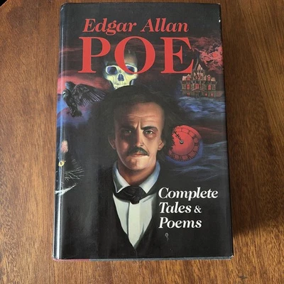 Edgar Allan Poe Complete Tales and Poems by Edgar Allen Poe 1989 Hardcover Book - Image 1 of 4