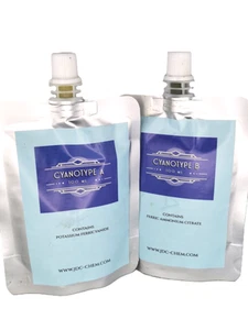 CYANOTYPE READY TO GO 2 X 100ML SOLUTIONS SUN PRINTING BLUEPRINT - Picture 1 of 2