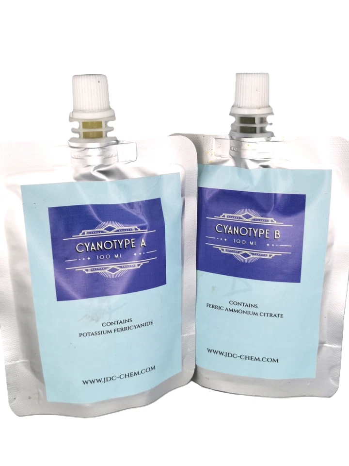 CYANOTYPE READY TO GO  2 X 100ML SOLUTIONS SUN PRINTING BLUEPRINT - Image 1 of 4