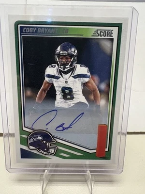 2025 Score - Coby Bryant #268 Signature + DAMIEN MARTINEZ #46 SIGNATURE  - Image 1 of 4