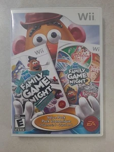 Hasbro Family Game Night Value Pack (Nintendo Wii, 2010) CIB Completo - Imagen 1 de 3