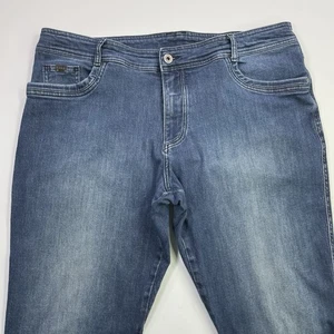 Kuhl Jeans Pantalone Uomo 42x30 (M.40x29) Blu Denim 6 Tasche Elasticizzato Vestibilità - Foto 1 di 12