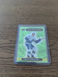 2021-22 Upper Deck Series 2 - Dazzlers Vasily Podkolzin #DZ-94 Green (RC) - Bild 1 von 2