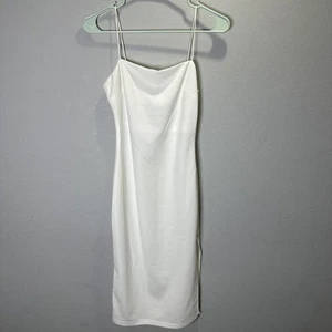 Prinzessin Polly Größe 4 Spaghettiträger Kleid Größe Schlitz tailliert Schlüsselloch hinten - Bild 1 von 7