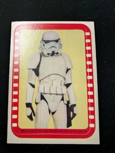 Tarjeta adhesiva Strom Trooper 1977 Topps Star Wars - Imagen 1 de 7