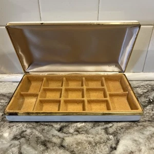 Caja de Joyería MELE de Colección Estuche Rígido Organizador Compartimentos de Terciopelo Dorado - Imagen 1 de 11