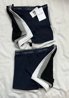 Calvin Klein Boys 8 Pack Boxer Briefs Underwear Size M 8/10  NWT - Image 1 of 4