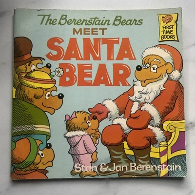 The Bernstein Bears Meet Santa Bear  Vintage 1984 - Image 1 of 4