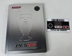 PES 2013 Steelbook UEFA Champions League Pro Evolution Soccer Case XBOX 360 PS3 - Picture 1 of 8