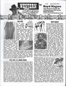 Western Clipings - Edición #130 - Fanzine de película occidental B - - Imagen 1 de 2