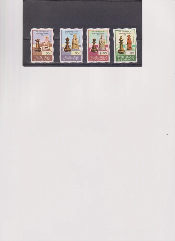TRINIDAD AND TOBAGO CHESS SET FINE USED ALL SHOWN - Image 1 of 1