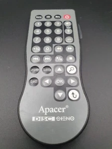Genuine Remote Control For Apacer CP200 Disc Stereo battery Included - Photo 1/4