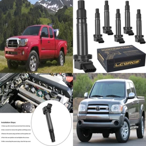 6PC Bobinas Encendido Para 2005-2009 Toyota Tacoma 4Runner Tundra UF495 C1426 - Picture 1 of 10