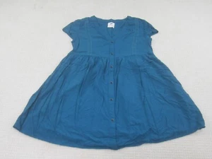 Wild Blue x Sadie Robertson Dress Womens Blue Button Cap Sleeve Rayon Size L - Picture 1 of 9