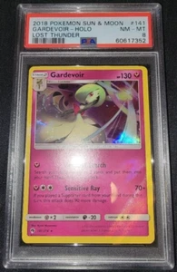 Holo Foil Gardevoir # 141/214 Sonne & Mond verlorener Donner Pokémon Karten PSA 8 NM-MT - Bild 1 von 1