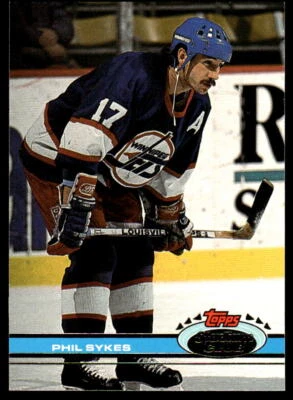 1991-92 Stadium Club #271 Phil Sykes Winnipeg Jets Hockey Card - Image 1 of 2