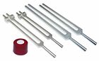 Radical 4pc Weighted Low Mid & Unweighted High OM OHM 4 Tuning forks with act...
