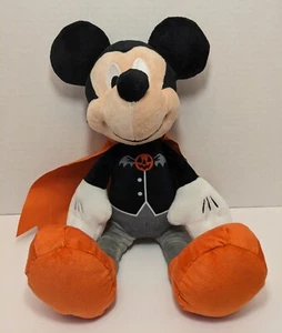 Disney Bebé Halloween Mickey Mouse Drácula 15" Capa Peluche Juguete - Imagen 1 de 4