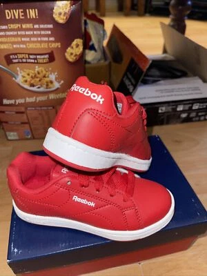 Reebok RBK Royal Complete CLN 2 niños talla 10,5 | Nuevo | Rojo Foto 1 de 4