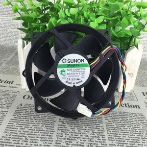 Sunon KDE1209PTVX  12V 7.0W 4Pin 90/80mm x25mm  CPU Round Cooling Fan - Picture 1 of 4